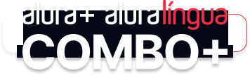 O com+ é a junção do alura+ e o alura língua